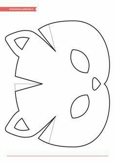 Cat Mask Diy, Paper Mask Template, Animal Masks For Kids, Carnival Crafts, Storytime Crafts, Diy Mascara, Kitsune Mask, Mask Template, Paper Mask