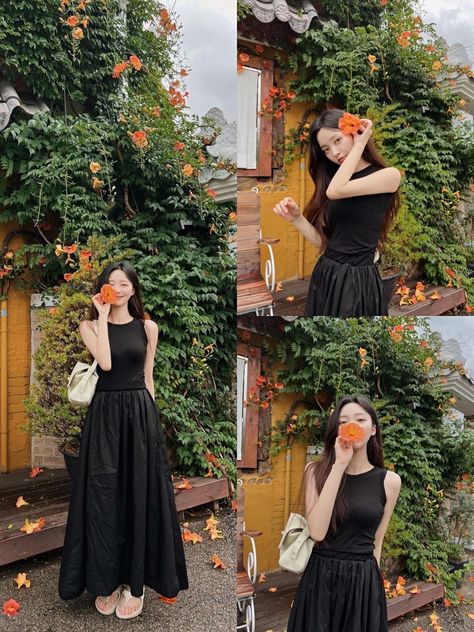 Garden Poses For Women, Aesthetic Standing Poses, Poses With Flowers Instagram, Garden Instagram Pictures, Photoshoot Dress Ideas Outfit, Poses For Pictures Instagram In Dress, Dress Poses Instagram, Cute Poses For Instagram, Garden Photoshoot Ideas