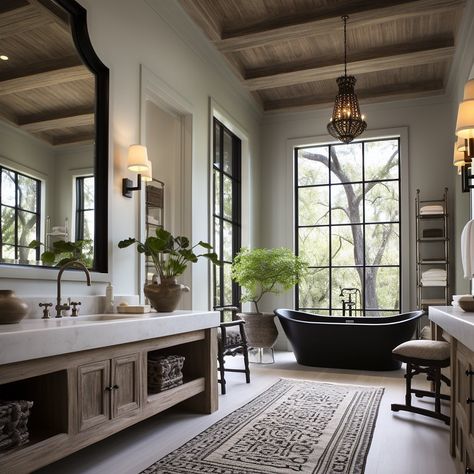 Caldwell & Castello (@caldwellandcastello) • Instagram photos and videos Tudor Style Homes, Dream Bathrooms, Bath Room, Dream House Interior, Dream Bathroom, House Bathroom, Beautiful Bathrooms, House Inspo, Dream Home Design