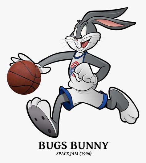 Bunny Basketball, Space Jam Bugs Bunny, Space Jam Theme, Basketball Vector, Basketball Match, Looney Tunes Space Jam, Looney Tunes Wallpaper, Elmer Fudd, Looney Tunes Bugs Bunny