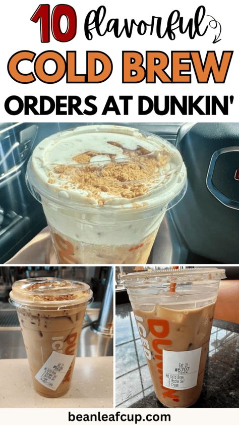 Best Dunkin Iced Coffee Orders, Dunkin Cold Brew Order Ideas, Dunkin Cold Brew Order, Cold Brew Dunkin Order, Dunkin Iced Latte Order, Dunkin Donuts Iced Coffee Order Ideas, Best Dunkin Donuts Iced Coffee Order, Dunkin Iced Coffee Order, Dunkin Cold Brew