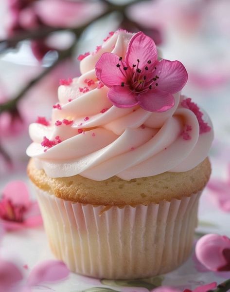 Muffins Aesthetic, Gorgeous Cupcakes, Daisy Cupcakes, Fairy Cupcakes, Mothers Day Cupcakes, Vintage Cupcake, Cupcake Photos, Pretty Cupcakes, Creative Cupcakes