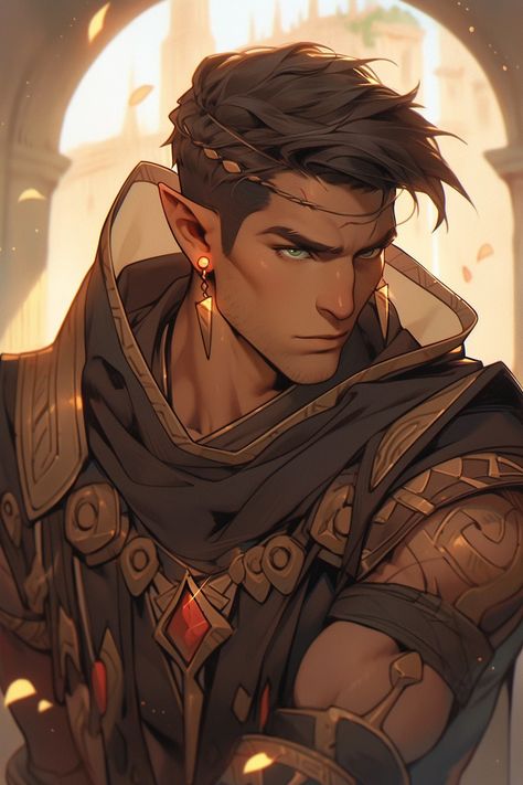 Elf Dnd Character Male, Dnd Characters Ideas Character Inspiration, Dnd Elf Male, Rpg Character Art Male, Wood Elf Male, Dnd Character Concept Art, Elf Dnd Character, Fantasy Elf Art, D&d Character Art