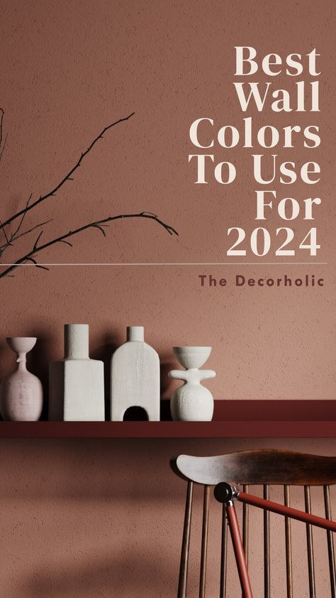 Top Colors For 2024, Wall Colour Ideas For Bedroom, Living Room Designs Paint Colors, Wall Trends 2024, Wall Painting Colors Living Room, Trend 2024 Interior, House Paint Interior Living Room, Color House Interior Paint Colours, Two Colour Walls