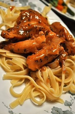 Want to try this Teriyaki Chicken Alfredo--Forced to Cook Company Dinner, Pasta Chicken, Thm Recipes, Alfredo Pasta, Dinner Appetizers, Chicken Alfredo, Teriyaki Chicken, Italian Pasta, Looks Yummy