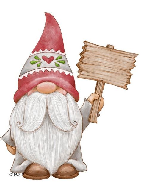 Laurie Furnell, Gnome Pictures, Drawing Christmas, Gnomes Diy, Gnomes Crafts, Christmas Drawing, Art Christmas, Christmas Paintings, Christmas Illustration