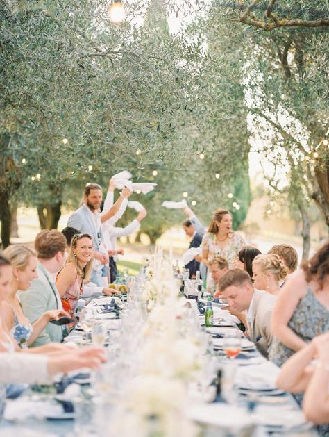 A Stationer Bride's Blue And White Garden Destination Wedding in Tuscany, Italy Blue And White Garden, Tuscan Countryside, Wedding In Tuscany, White Garden, Tuscany Wedding, White Gardens, Tuscany Italy, Green Cream, Cream And Gold