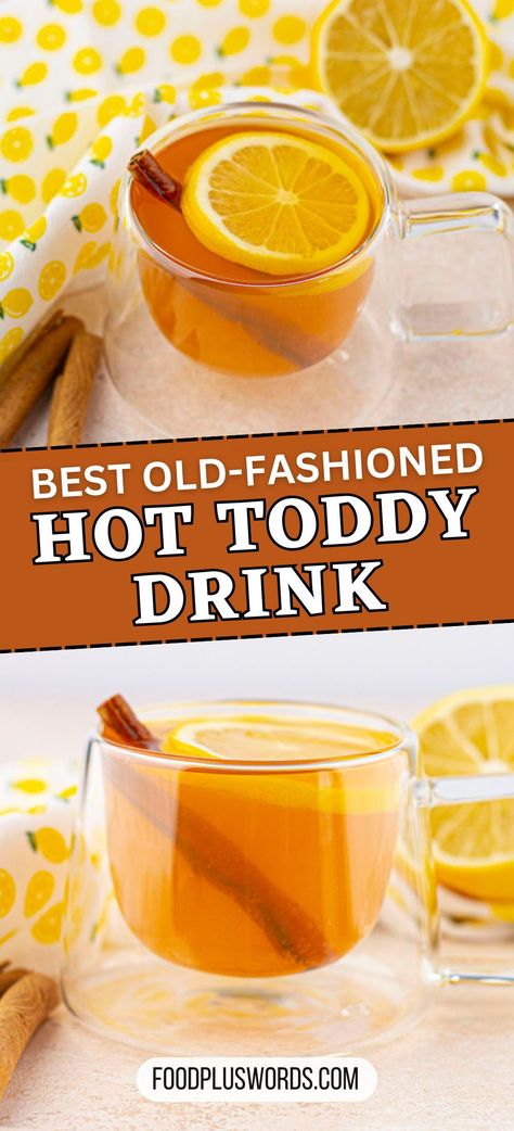 Hot Drinks When Sick, Hot Whiskey Drinks Sore Throat, Hoddy Toddy Drink, Hot Toddy For Cough, Apple Cider Toddy, Hot Toddy Recipe For Colds Whiskey, Hot Toddy For Sore Throat, Hot Toddy Recipe Apple Cider, Best Hot Toddy Recipe