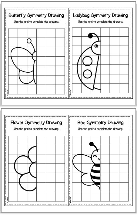 These free printable spring symmetry drawing worksheets are kindergartner tested and approved! Get your free spring symmetry drawing pages for kindergarten and first grade here. 1st Grade Free Printables, Printable Stem Activities, Spring Crafts Printable, Free Printable Worksheets For Kindergarten, Symmetry Grade 1, Spring Time Worksheets Preschool, Homeschool Worksheets Free 2nd Grade, 2nd Grade Fun Worksheets, Symmetry Drawing Worksheets