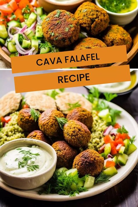 Cava Falafel Recipe – Hungarian Chef Falafel Recipe Cava, Copycat Cava Falafel, Cava Copycat Recipe Falafel, Cava Recipe Food, Cava Falafel Recipe, Cava Rice Recipe, Copycat Cava Recipes, Cava Restaurant Recipes, Spicy Falafel Recipe