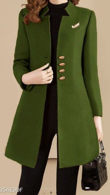 Fall Jackets Outfit, Oc Clothes, Plain Coats, Elegant Coats, Ladies Blazer, Normal Clothes, Traje Casual, Blazer Designs, Long Blazer