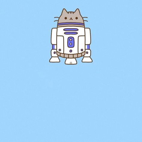 R2 Nerdy Decor, Pusheen Cute, Cat Obsession, Grumpy Cat Humor, Animal Doodles, Pusheen Cat, Star Wars Tattoo, Movie Moments, Star Wars Wallpaper