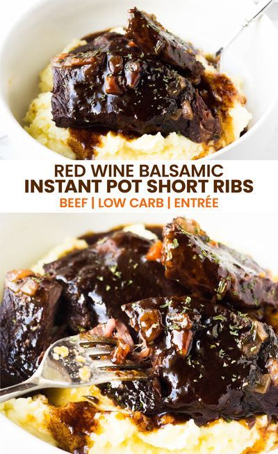 Braised Boneless Beef Short Ribs Instant Pot, Instant Pot Red Wine Short Ribs, Instant Pot Beef Ribs Boneless, Keto Short Ribs Instant Pot, Short Ribs Instant Pot Recipe, Beef Short Rib Instant Pot, Balsamic Braised Short Ribs, Instant Pot Braised Short Ribs, Red Wine Braised Short Ribs Instant Pot