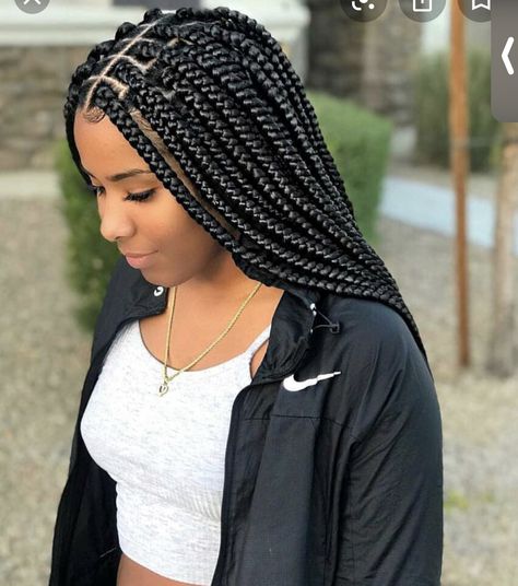 Idee Username, Big Box Braids Hairstyles, Weave Hair, African Hair Braiding Styles, Box Braids Hairstyles For Black Women, Braided Cornrow Hairstyles, Vlasové Trendy, Braided Hairstyles For Teens, Cute Box Braids Hairstyles