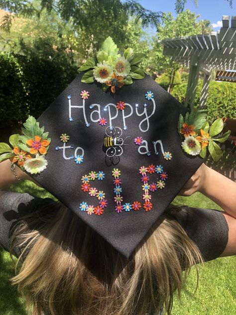 Slp To Be Grad Cap, Bee Graduation Cap, Speech Graduation Cap, Future Slp Graduation Cap, Speech Therapy Graduation Cap, Slp Grad Cap, Speech Pathology Graduation Cap, Slp Graduation Cap, Masters Graduation Cap