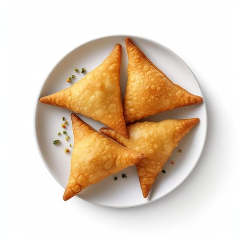 Samosas with meat and vegetables isolate... | Premium Photo #Freepik #photo #indian-snacks #samosa #appetizer #crispy Samosa Hd Images, Indian Food Images, Samosa Photography, Food Shoot, Background Traditional, Traditional Indian Food, Cake Designs For Kids, Indian Recipes Authentic, Cake Png