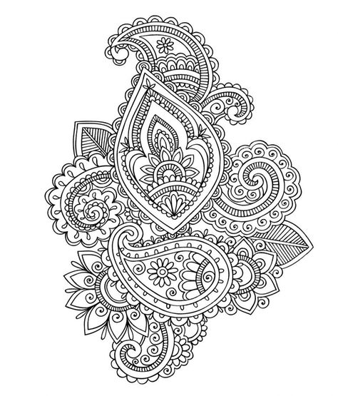 Paisley Coloring Pages, Paisley Mandala, Coloring Adult, Adult Colouring Pages, Free Adult Coloring Pages, Colouring Printables, Mandala Coloring Pages, Dreamcatchers, Paisley Design