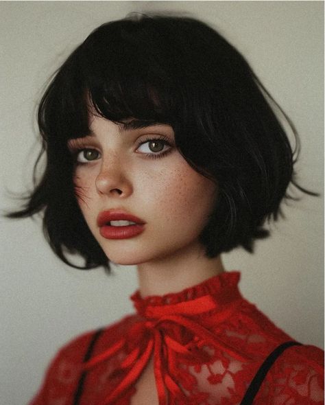 French Bob Haircut, Medium Haircuts With Bangs, Trendy Bob, Trendy Bob Hairstyles, French Bob, Bob Hairstyles With Bangs, Face Photography, Short Hair With Bangs, Bob Haircut