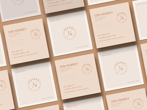 Square Business Card - Free Download on Freepik