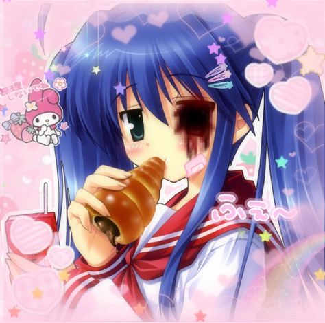 Cutecore Pfp, Creepy Cute Aesthetic, Blood Wallpaper, Profile Picture Images, Pink Blood, Creepy Core, Moe Anime, Kawaii Core, Japan Aesthetic