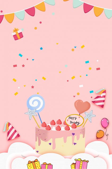 Happy Birthday For Children Poster Display Frame Background Material Happy Birthday Wallpaper Backgrounds, Kids Birthday Background, Birthday Wallpaper Backgrounds, Birthday Background Wallpaper, Cake Children, Background Happy Birthday, Happy Birthday Words, Birthday Background Design, Happy Birthday Kids