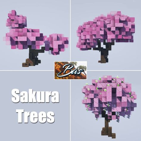 Minecraft Wizard, Minecraft Nature, Minecraft Tree, Minecraft Japanese, Blossom House, Minecraft Banner Designs, Minecraft Banners, Minecraft Cottage, Minecraft House Tutorials