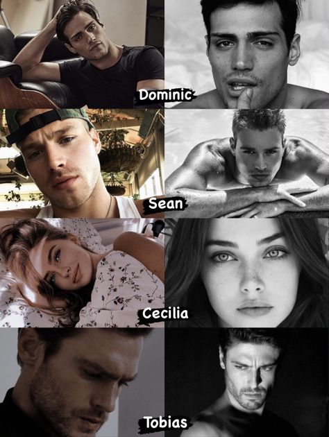 The Ravenhood series characters The Raven Hood Trilogy, Ravenhood Trilogy Cecilia, The Frenchman Ravenhood, Ravenhood Kate Stewart, Exodus By Kate Stewart, Tobias King Aesthetic, Flock Kate Stewart Sean, Flock Book Characters, Sean Ravenhood Series