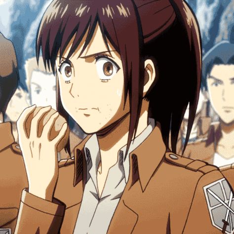 Sasha is eating a potato | Attack on Titan / Shingeki No Kyojin | Know Your Meme Potato Girl, Sasha Blouse, Tamako Love Story, Piskel Art, Aot Characters, Titans Anime, صور مضحكة, Attack On Titan Anime, Karakter Anime