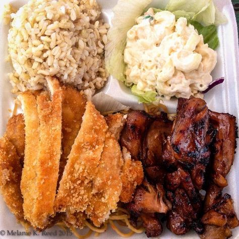 Hawaiian Plate Lunch, Hawaiian Foods, Hawaiian Dishes, Recipe Icon, Plate Lunch, Hawaii Food, Popular Snacks, Hawaiian Food, Cooking Dinner