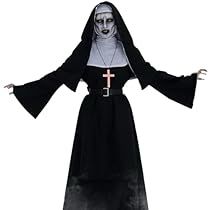 Black Virgin Mary, Scary Nun, Nun Cosplay, Nun Halloween Costume, Nun Costume, Ghost Halloween Costume, Halloween Costumes For Women, Women Costumes, 2 Piece Skirt Set