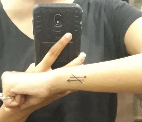 My first tattoo. I finally did it. It means the past does not equal to the future. The Past Does Not Equal The Future, Past Future Tattoo, Past Present Future Tattoo, Past Tattoo, Mehndi Tattoo, Past Present Future, Tattoo Life, Piercing Tattoo, First Tattoo