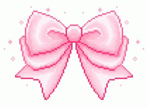 Pixel Kawaii, Kawaii Transparent, 블로그 배경, Pixel Gif, Bow Aesthetic, Pink Artwork, Arte Gif, Bow Wallpaper, Vintage Png