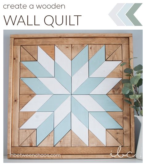 Wood Quilt Block Diy, Wood Quilt Patterns, Wooden Barn Quilts Patterns, Wooden Quilt Patterns Wall Hangings, Wood Quilt Block Patterns, Wooden Quilt Blocks, Wood Quilt Wall Art, Wood Lath Art, Diy Barn Quilt