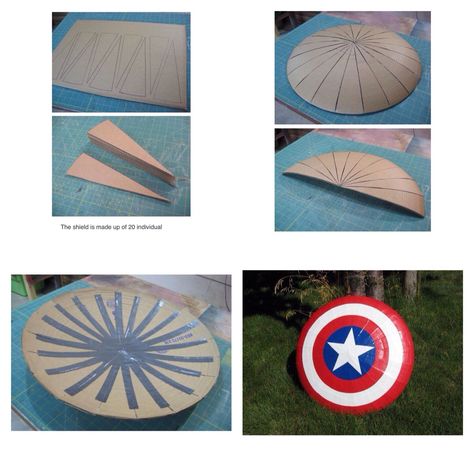 How make Captain Amerika shield Marvel Diy Crafts, Marvel Crafts, Avengers Nails, Marvel Ideas, Captain Amerika, Marvel Diy, Captain America Costume, Super Hero Theme, Harvest Party