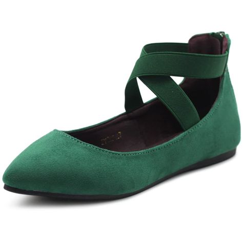 PRICES MAY VARY. Manmade Material : Faux Suede Comfort Flats Elastic Ankle strap Heel height: 0.25" Origin: Made in China Style Espadrilles, Espadrilles Flats, Boots Military, Lace Up Ballet Flats, Elegant Flats, Green Sandals, Ankle Boots Flat, Womens Ballet Flats, Women's Footwear