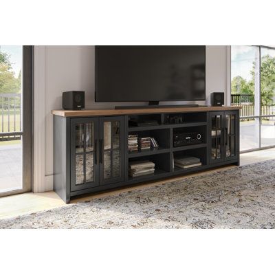 ComfyFurnituress Simple all solid wood floor TV cabinet | Wayfair Tv Stand Modern Farmhouse, Modern Rustic Tv Stand, Simple Entertainment Center Ideas, Modern Farmhouse Tv Stand, Tv Stand Modern Design, Living Room Cleaning, Floating Entertainment Center, Colorado House, Redecorating Ideas