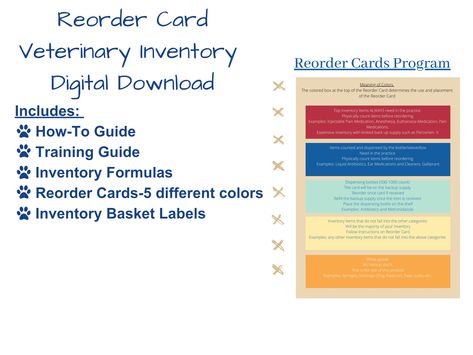 Maximize your veterinary practice Inventory Organization, Inventory Management, Color Meanings, Digital Download Etsy, Music Book, All In One, Step By Step, Meant To Be, Digital Download
