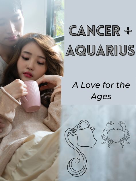 Cancerian Man Aquarius Woman, Cancerian Woman And Aquarius Man, Zodiac Stereotypes, Be A Better Girlfriend, Better Girlfriend, Unfaithful Wife, Stars Shape, Sun Moon And Rising, Zodiac Love Compatibility