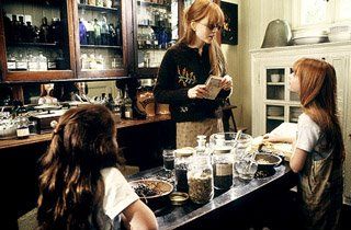 Practical Magic's Victorian Apothecary Magic Tumblr, Practical Magic Movie, Practical Magic House, Steampunk House, Magic House, Witch Dress, Under Your Spell, Evan Rachel Wood, Witch Fashion