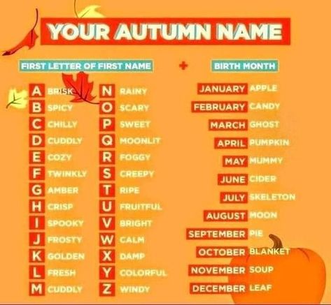 Autumn Name, Funny Name Generator, Baby Staff, Best Character Names, Name Games, Funny Names, Daily Writing, Name Generator, Fun Quiz