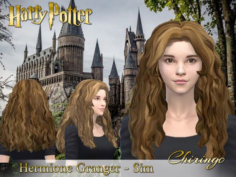 Hermione Granger Hair, Harry Potter Hermione, Sims Community, Harry Potter Characters, Electronic Art, Hermione Granger, Free Sites, The Sims Resource, Sims Resource