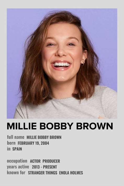 Brown Minimalist, Most Paused Movie Scenes, Bobby Brown, Millie Bobby Brown, Why People, Reason Why, Movie Scenes, The History, Hollywood