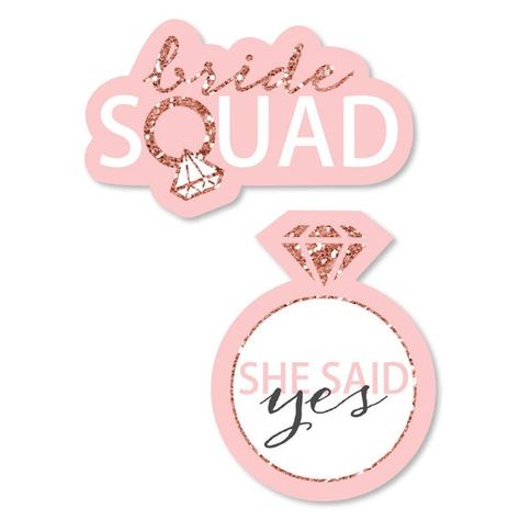 Bride Squad Logo, Bachelorette Party Images, Bride Stickers, Manifestation List, Bridal Shower Stickers, Bride To Be Decorations, Bachelorette Accessories, Graduation Images, Gold Glitter Paper