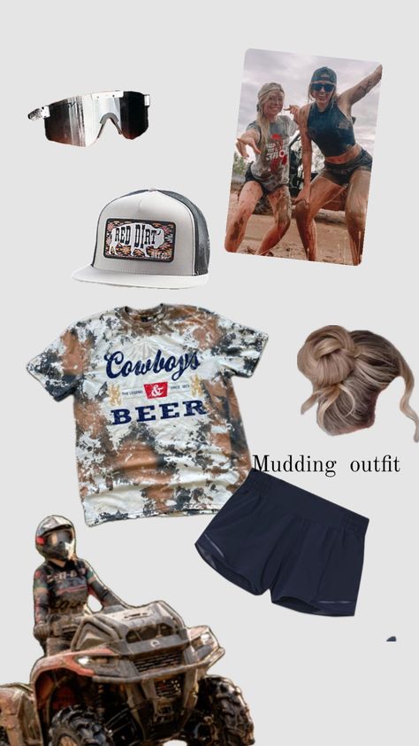 Summer mudding outfit Mudding Outfit, Western Outfits For School, Western Wear Outfits, Cute Country Outfits, Casual Preppy Outfits, Trendy Outfits For Teens, Lazy Day Outfits, Southern Girl, Fashion Hacks Clothes