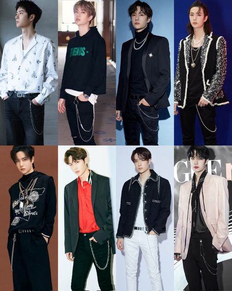 Kpop Idol Black Outfit, Male Idol Outfits, Idol Outfit Ideas, Idol Outfit, Best Kpop, Kpop Outfits, Black Outfit, Kpop Idol, Outfit Ideas