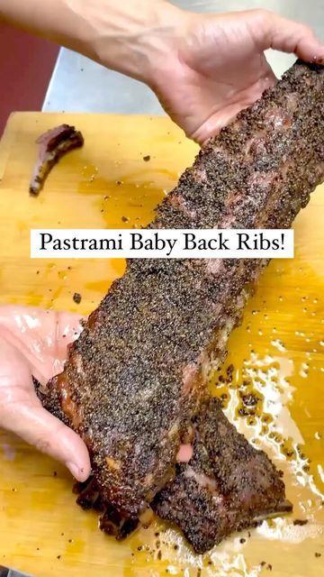 Pastrami Pork Ribs, Pastrami Ribs, Smoked Pastrami Recipe, Pastrami Recipe, Tender Ribs, Ribs In Oven, Barbecue Ribs, Pork Loin Recipes, Traeger Recipes