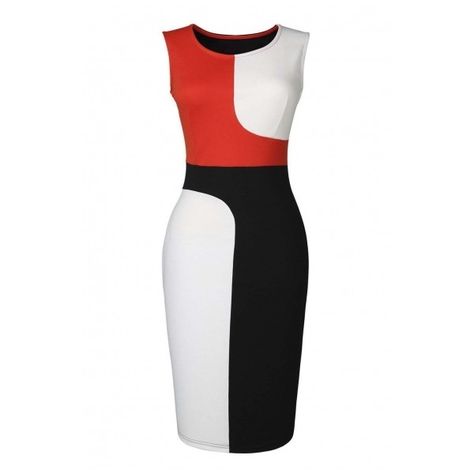 Color Block Bodycon Dress, Outfits Edgy, Midi Bodycon Dress, Lace Splicing, Bodycon Dress Parties, Straight Dress, Latest African Fashion Dresses, Colorblock Dress, African Fashion Dresses