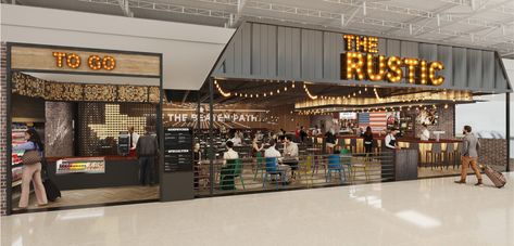 Hobby Airport to Get Its Own Food Hall, New Houston-Centric Restaurants — Airport Dining Is Changing For Good Airport Restaurant, Airport Food, Brownie Brittle, Houston Restaurants, Texas Food, Food Hall, Wall Finishes, Snack Mix, Restaurant Recipes