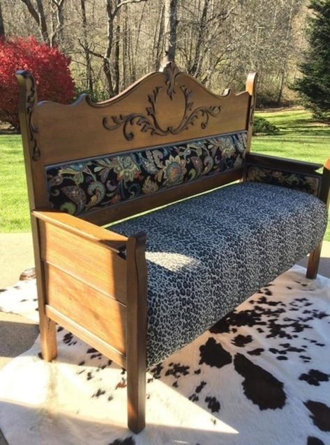 This Couches & Loveseats item by ReFramedByCathleen has 19 favorites from Etsy shoppers. Ships from Asheville, NC. Listed on May 17, 2024 Antique Bed Frame, Antique Headboard, Bed Frame Bench, Diy Furniture Upholstery, Repurposed Headboard, Headboard Benches, Upholstered Settee, Antique Bed, Settee Bench