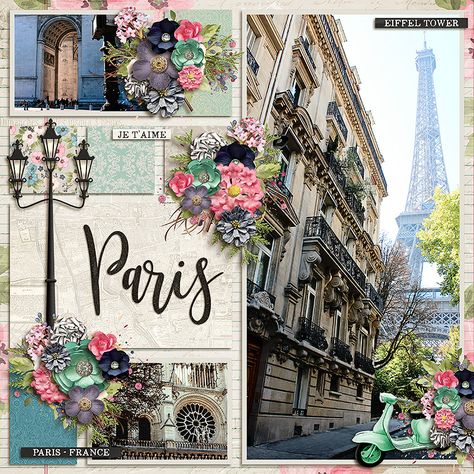 Paris - Scrapbook.com Healthy Easy Breakfast Ideas, Healthy Easy Breakfast, Travel Instagram Ideas, Easy Breakfast Ideas, Unique Scrapbooks, Travel Scrapbook Pages, Scrapbook Design Layout, Paris Books, Travel Journal Scrapbook